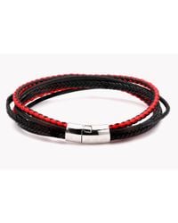 Tateossian - Multi-strand Cobra Bracelet In Red - Lyst