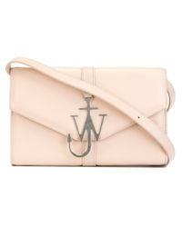 J.W.Anderson | Pink Monogram Leather Shoulder Bag | Lyst