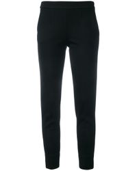 Emporio Armani - Black Trousers - Lyst