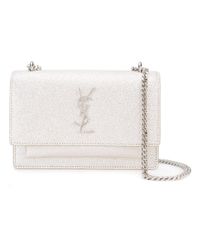 Saint Laurent | Multicolor "sunset" Monogram Pochette With Chain | Lyst