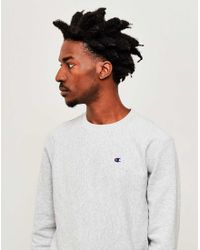 Champion | Gray Classic Reverse Weave Sweatshirt Grey for Men | Lyst