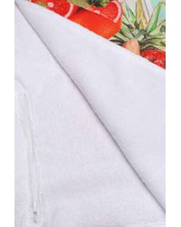 Camilla Printed Cotton-terry Beach Towel Multicolor