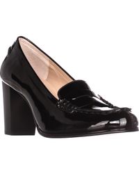 Michael Kors | Black Michael Bayville Loafer Pumps | Lyst