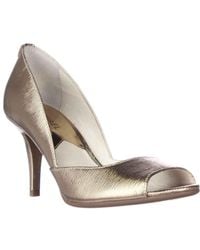 Michael Kors | Metallic Mk Flex D`orsay High Heel Court Shoes | Lyst