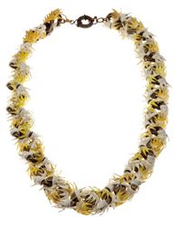 Annelise Michelson | Metallic Thorny Leather Necklace | Lyst