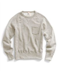 Todd Snyder - Natural Pocket Sweatshirt In Oatmeal for Men - Lyst