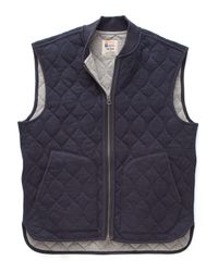 Todd Snyder | Blue Quilted Vest In Navy for Men | Lyst