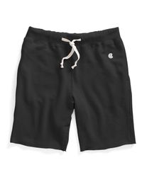 Todd Snyder - Cut Off Sweat Shorts In Black for Men - Lyst
