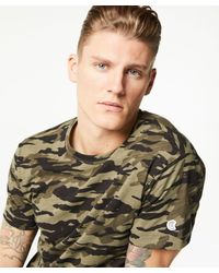 Todd Snyder - Green Camo Tee In Olive for Men - Lyst