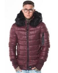 Sixth June Purple Puffer Jacket for men