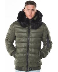 Sixth June Green Puffer Jacket for men