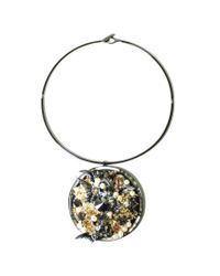 Heaven Tanudiredja | Metallic Round Medallion Necklace | Lyst