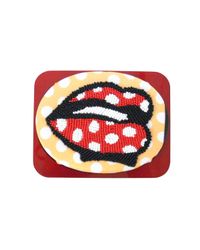 Sarah's Bag | Metallic Framed Lips Clutch | Lyst