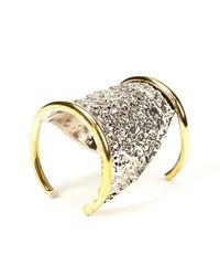 Anndra Neen - Metallic Cut Out Melted Cuff - Lyst