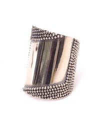 Anndra Neen - Metallic Silver Mirror Cuff - Lyst