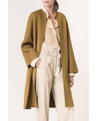 Manteau Lama en laine et cachemire Vanessa Bruno en coloris Natural