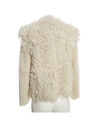 Mantel en Cuir Écru Isabel Marant en coloris Multicolor