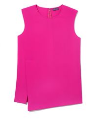 Vince Camuto Pink Sleeveless Double Layer Shell Blouse