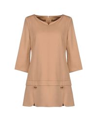 Betty Blue Natural Short Dress