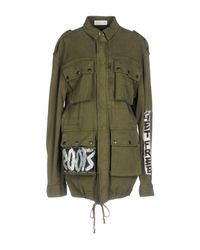 Faith Connexion Green Lange Jacke