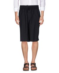 Off-White c/o Virgil Abloh Blue Bermuda for men