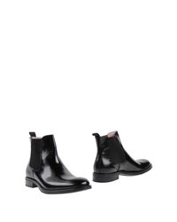 Gianfranco Lattanzi Black Ankle Boots for men