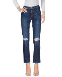 Current/Elliott Blue Denim Trousers