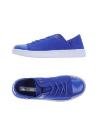 Adidas SLVR Blue Low-tops & Sneakers for men