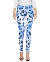 Philipp Plein Blue Leggings