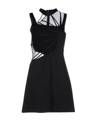Christopher Kane Black Short Dress