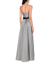 Halston Heritage Black Langes Kleid