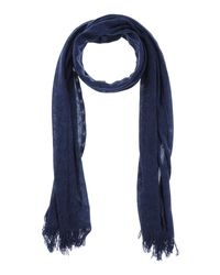 Armani Jeans - Blue Oblong Scarf for Men - Lyst