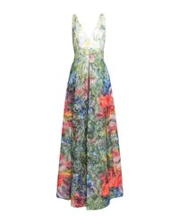 Alice + Olivia Multicolor Langes Kleid