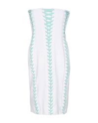 Elisabetta Franchi White Short Dress