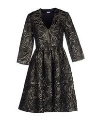 Les Prairies de Paris Gray Short Dress