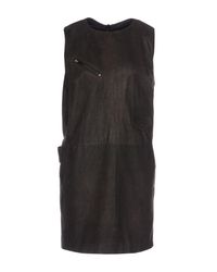MM6 by Maison Martin Margiela Brown Short Dress