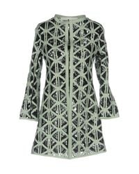 Caban Romantic Green Overcoat