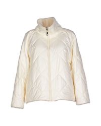 Blue Les Copains White Jacket