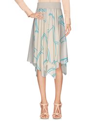 J.W. Anderson White Knee Length Skirt