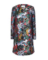 Manteau long Mary Katrantzou en coloris Black