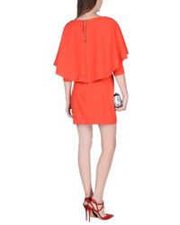 Alice + Olivia Red Kurzes Kleid