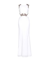 Alexander McQueen White Long Dress