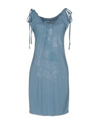 Blu Byblos Blue Short Dress