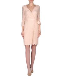Diane von Furstenberg Pink Kurzes Kleid