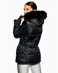 Plumas sintético TOPSHOP de color Black