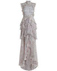 Zimmermann | Multicolor Stranded Tier Dress | Lyst