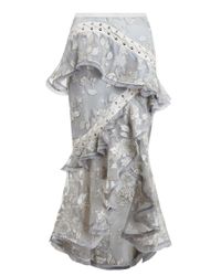 Zimmermann | Multicolor Stranded Embroidery Skirt | Lyst