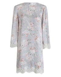 Zimmermann | Gray Stranded Lace Swing Dress | Lyst