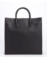 prada black leather bag  