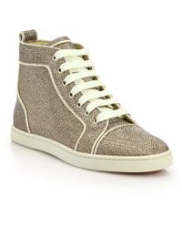 christian louboutin sneaker lyst christian louboutin sneaker lyst